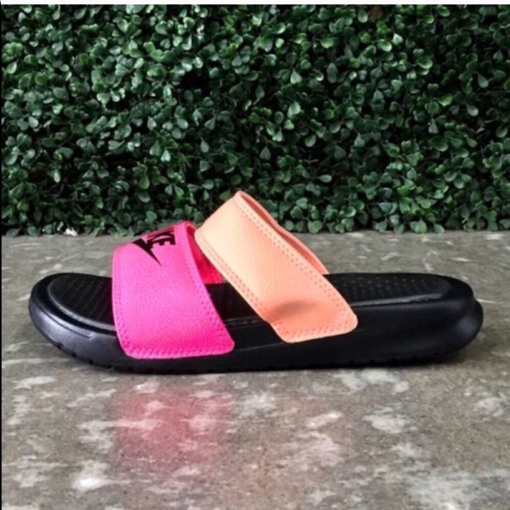 NWT Nike Benassi Duo Ultra Slide Sunset Glow RoseW - Picture 4 of 8